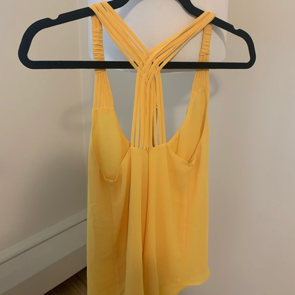 Yellow TWIK chic and romantic cami in light voile - Picture 2 of 3